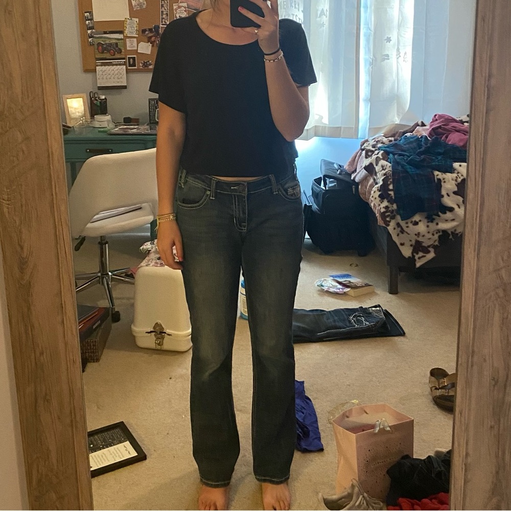Rock&Roll Denim mid rise bootcut jeans